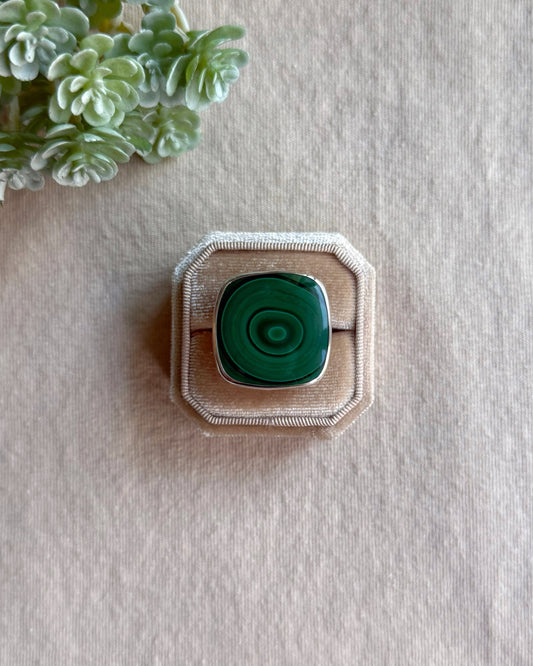 Malachite Ring - "VERDANT"